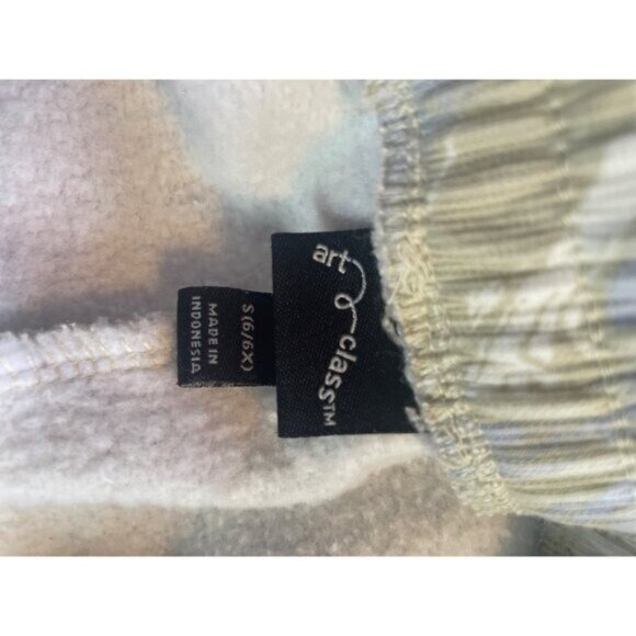 Vintage Style Marble‎ Print Jogger Pants With Elastic Waist & Cuffs - Picture 3 of 11